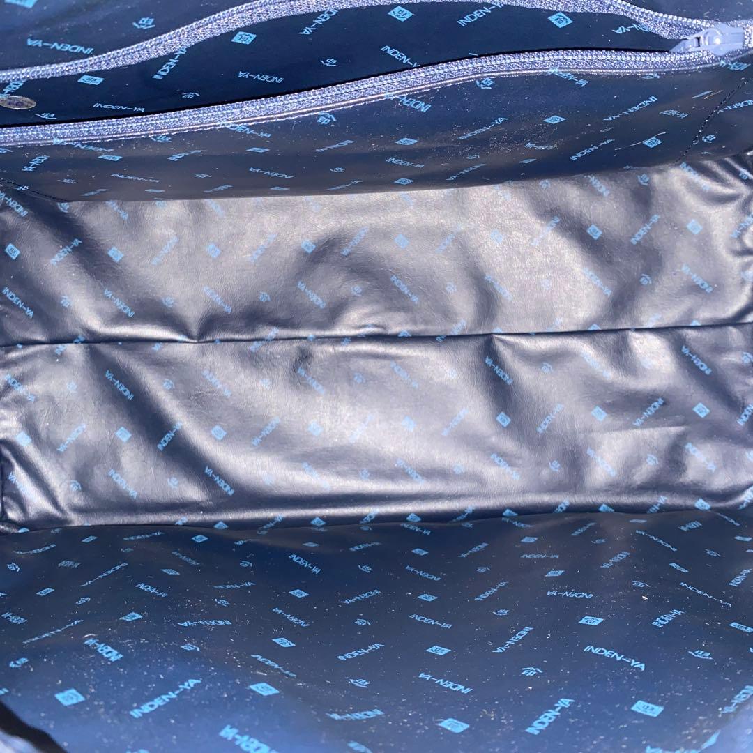 719☆ 印傳屋 ハンドバック 印伝細工 レディース ネイビー