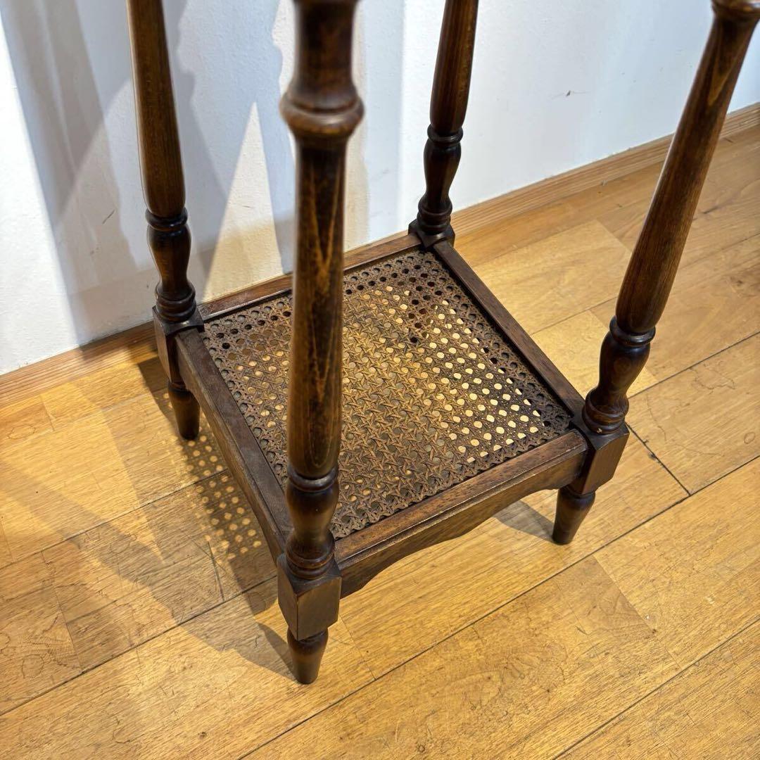 カリモク コロニアル シリーズ テレフォンラック 電話台 木製 サイド