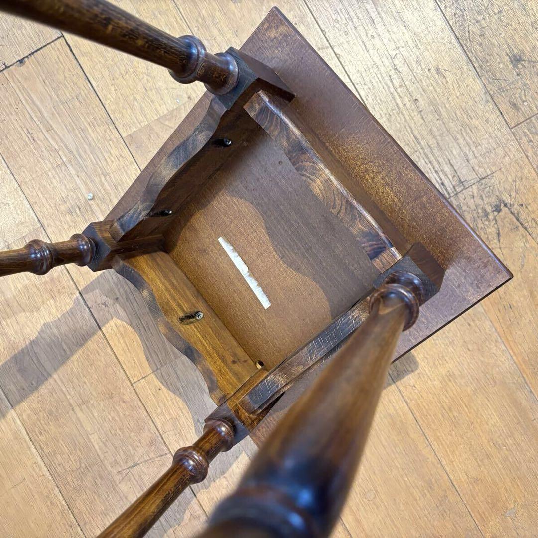 カリモク コロニアル シリーズ テレフォンラック 電話台 木製 サイド