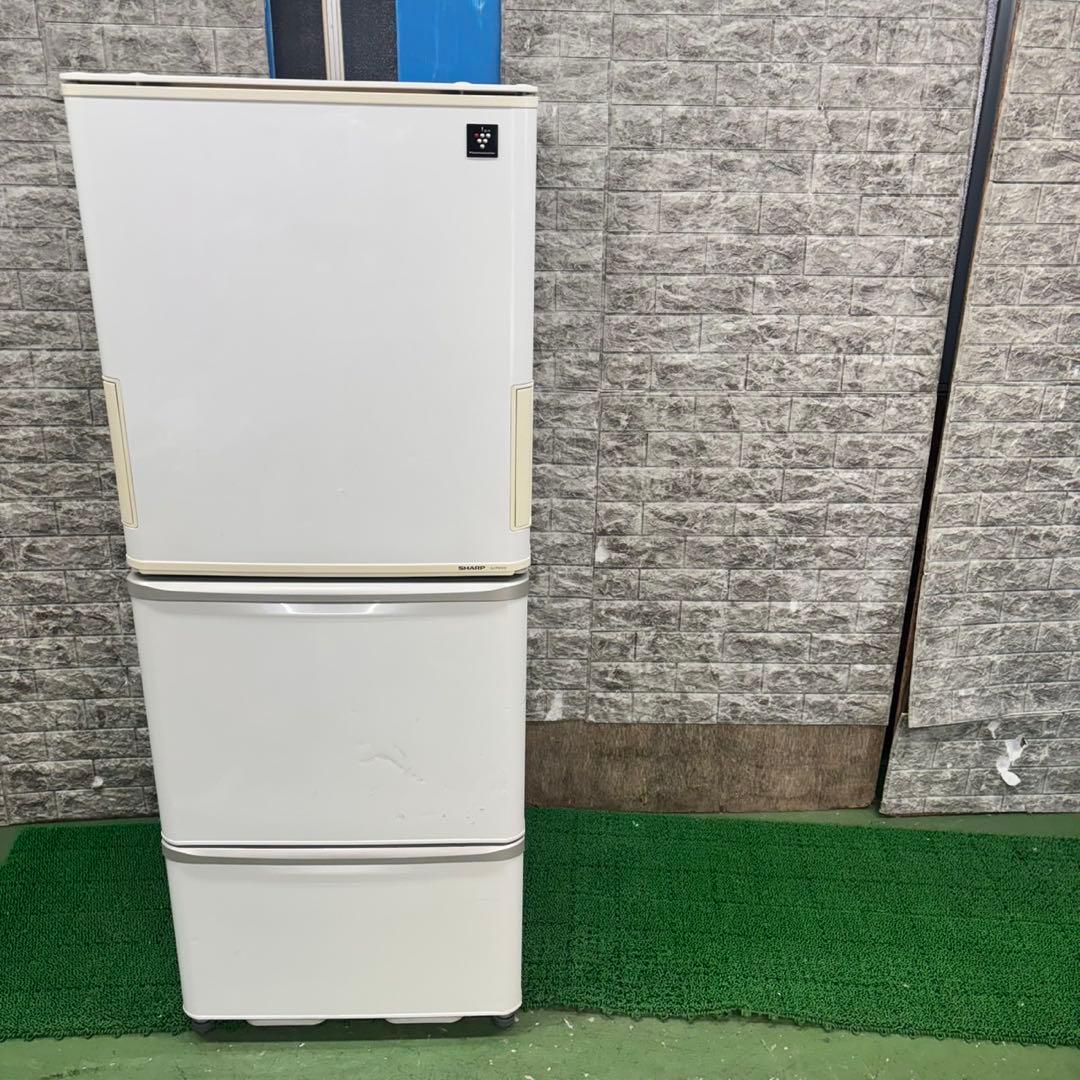 605 SHARP どっちもドア　大型冷蔵庫　314L 300L強　自動製氷