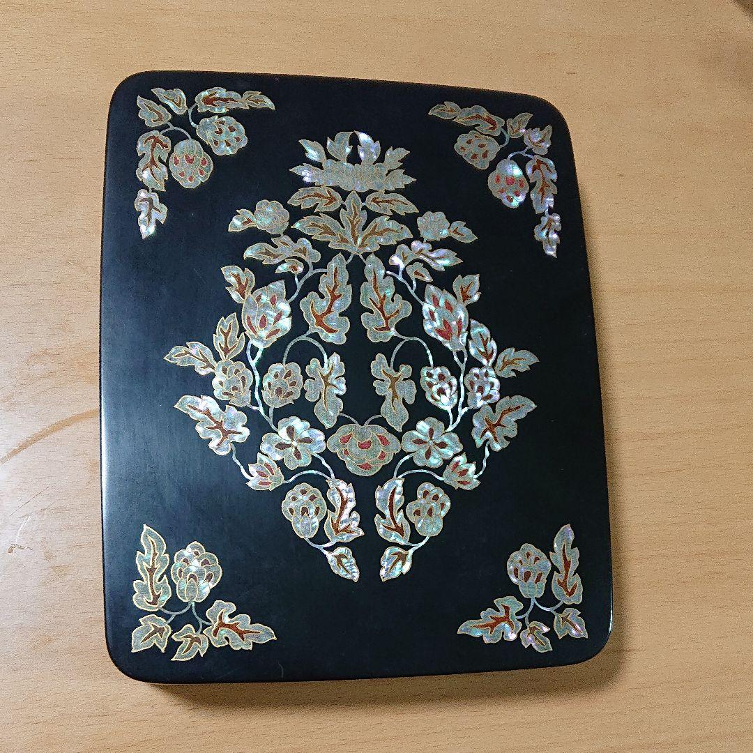 本田正人作螺鈿硯箱 本田正人作螺鈿硯箱