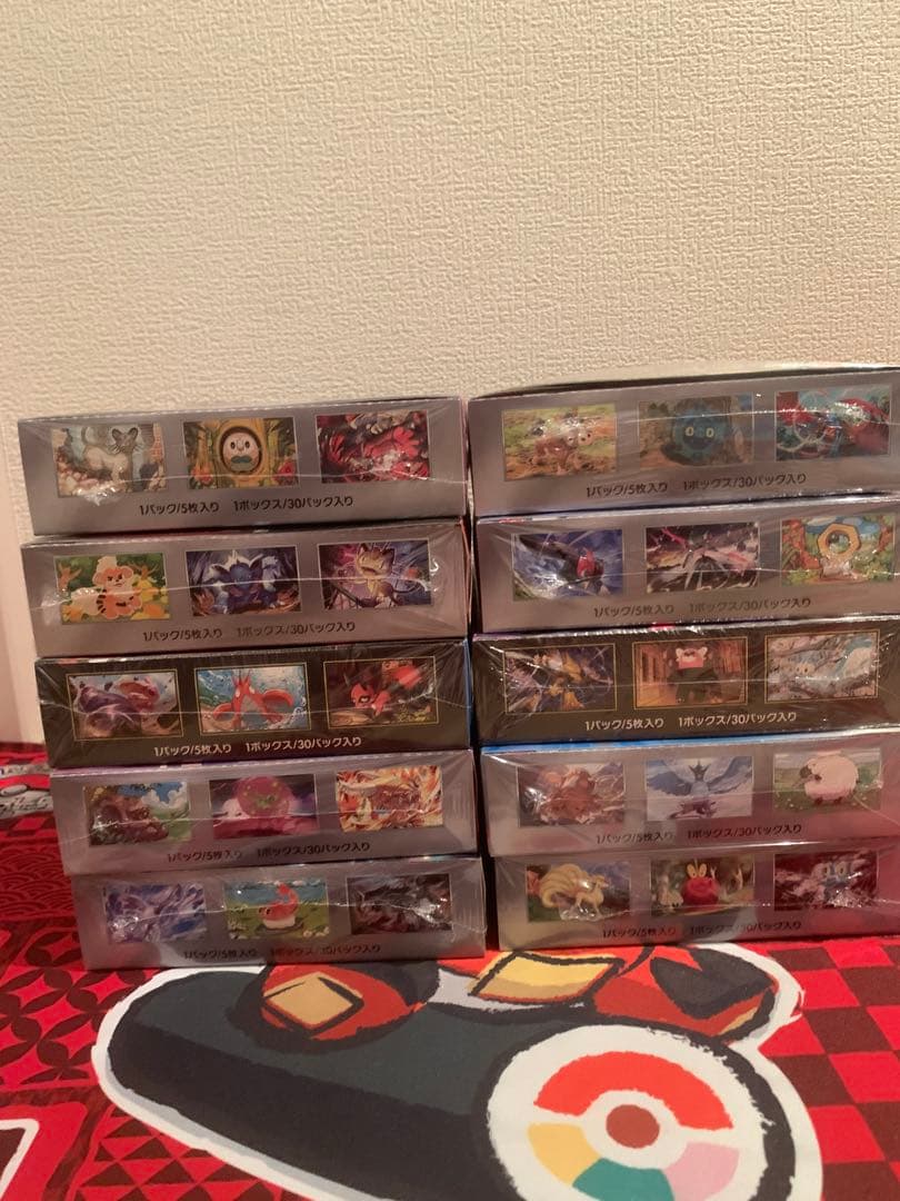 ポケカ 新品未開封シュリンク付きBOX メガブレイブ＆メガシンフォニア他10箱