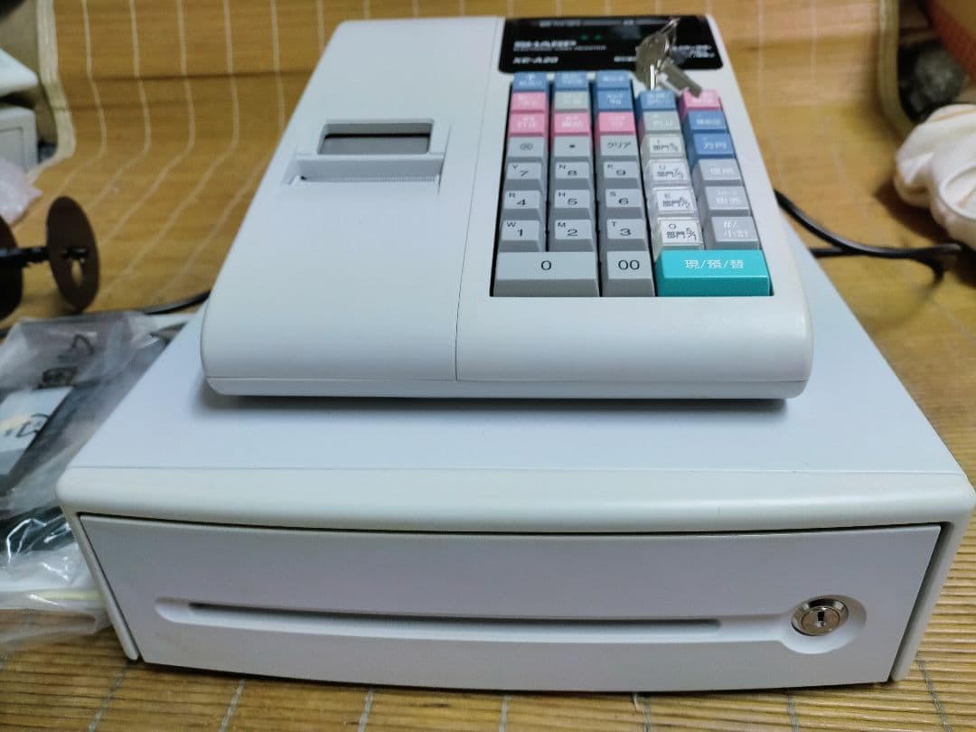 シャープレジスター XE-A20 店名設定無料ロゴ可能機種 669100