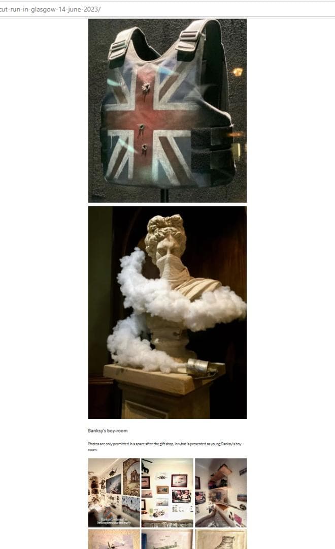 バンクシー 「FLUFF OBTAINED AT CutAndRun」 COA付