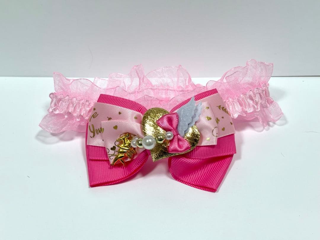 CANNANA ペット用シュシュ】#27キューピッド(Mサイズ)