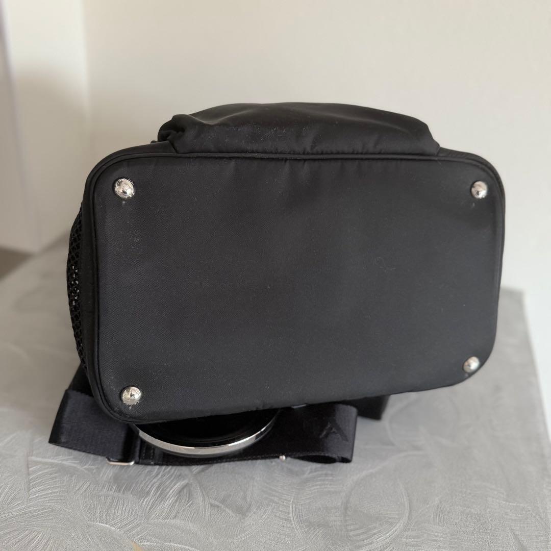 PRADA RE-NYLON トライアングル ロゴ ペットキャリー バッグ 中古