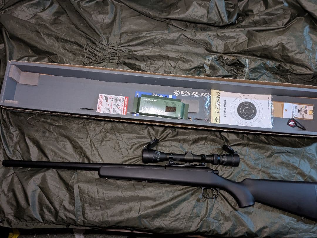東京マルイ VSR10　プロスナイパー　スコープ、カスタムパッキン付き