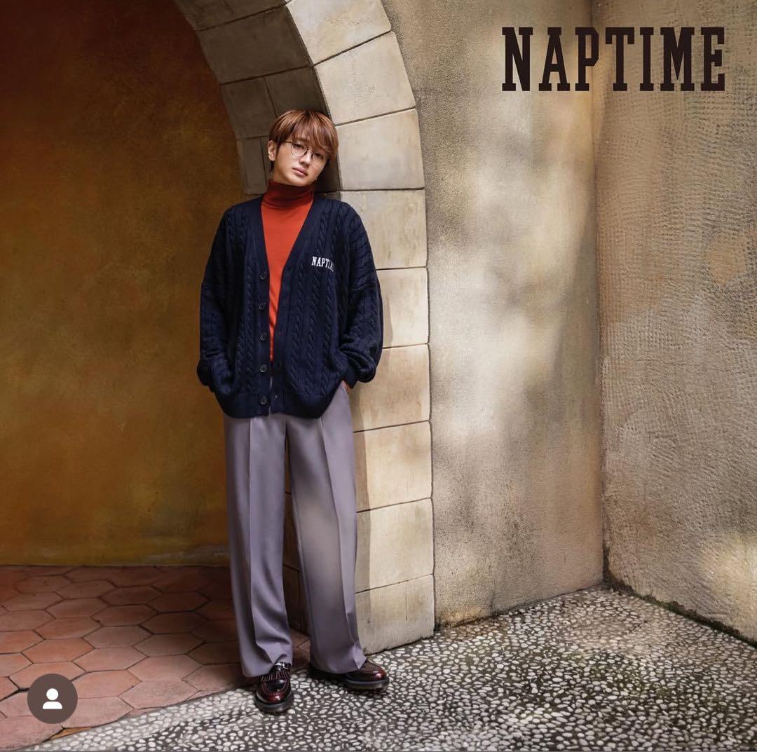 NAPTIME ニットカーディガン－BLACK