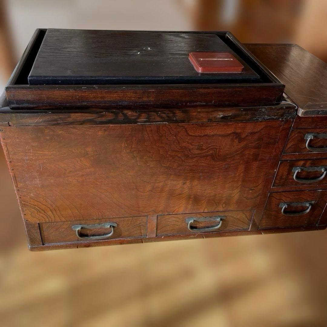 良品】長火鉢 伝統工芸 レトロ アンティーク 古民具 家具 日本伝統