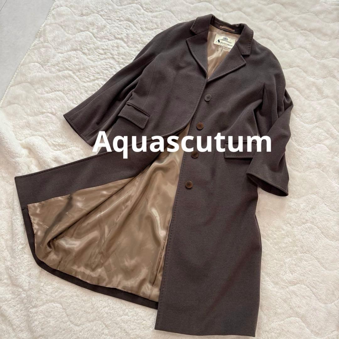 Aquascutum アクアスキュータム/チェスターコート ロング　アンゴラ混 楽天市場】◇Aquascutum アクアスキュータム◇定価 176,000円 イギリス