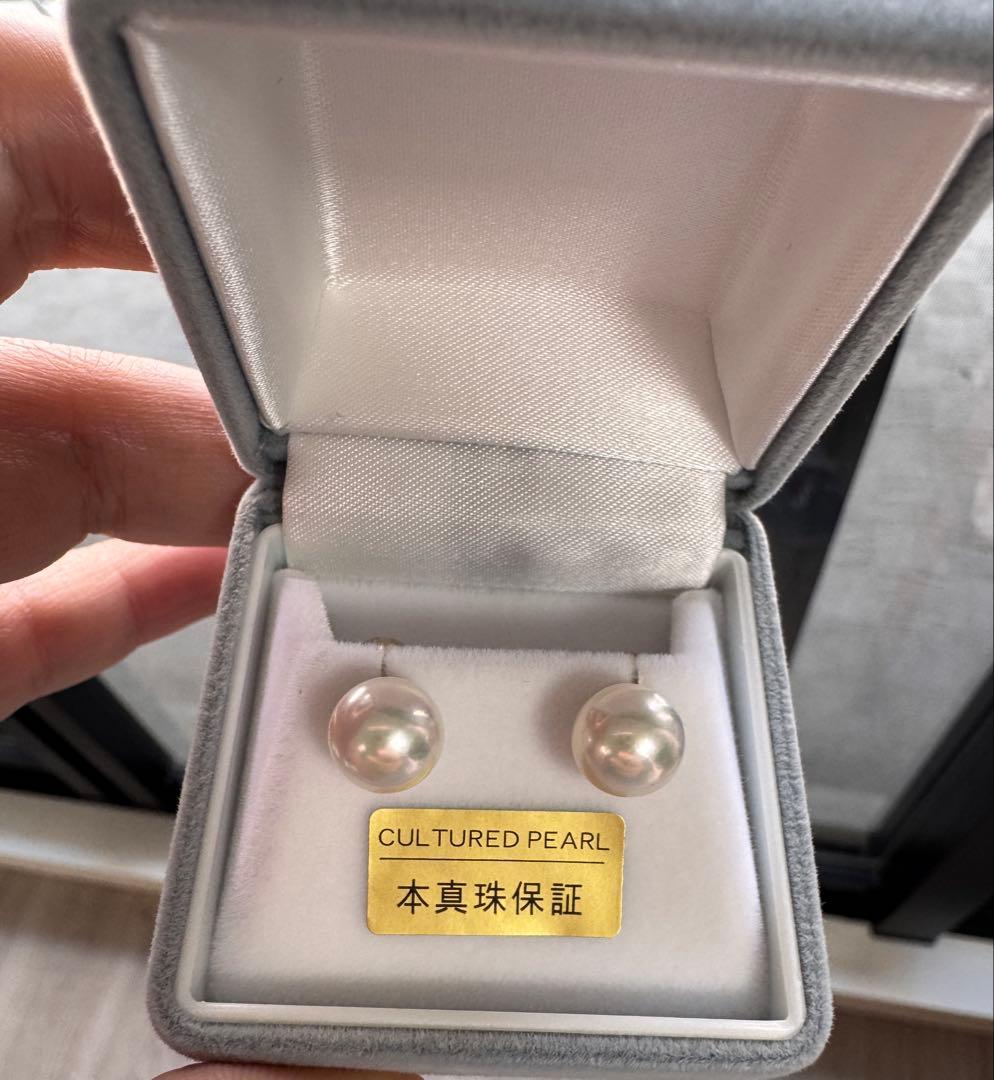 新品 鑑別付き 照り最強 高品質アコヤパールピアス - メルカリ