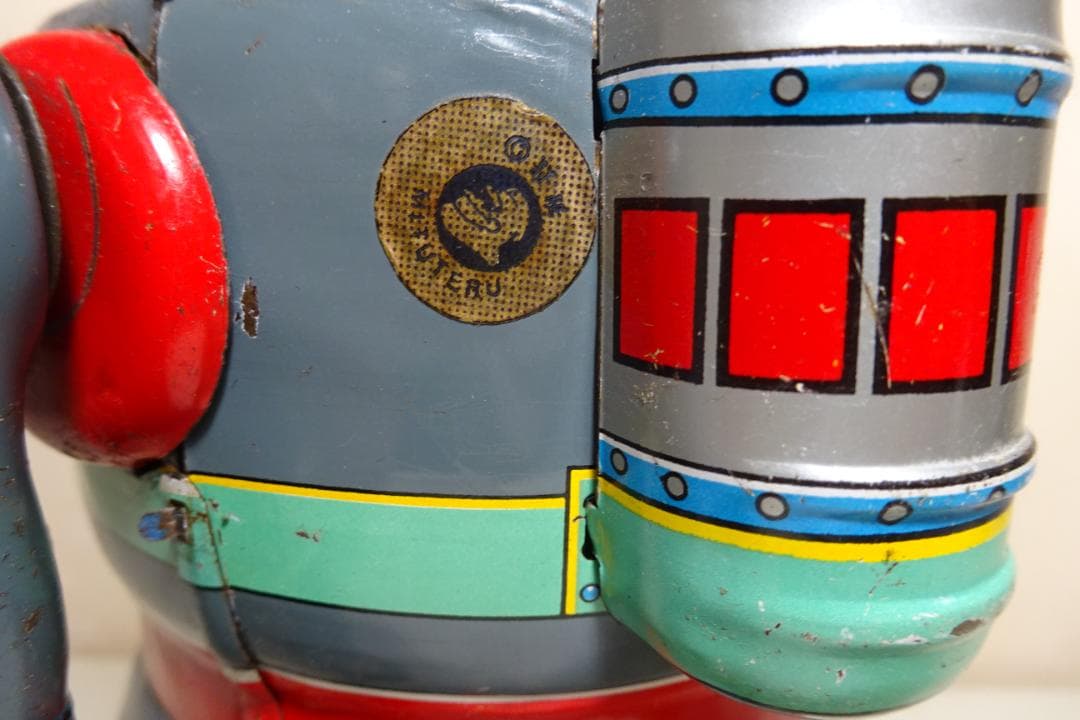 YouTube動画あり！！★野村トーイ鉄人28号No.2★ブリキロボット 昭和