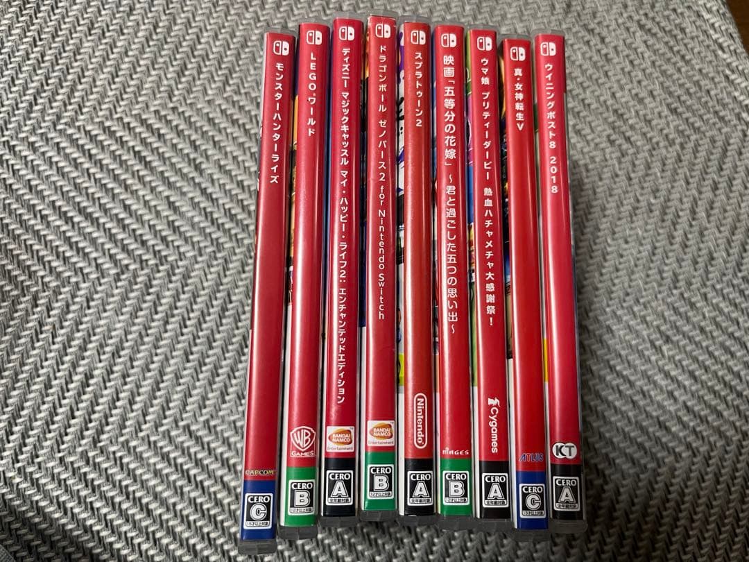 Nintendo Switch まとめ　ソフト　9本セット　バラ売り❌