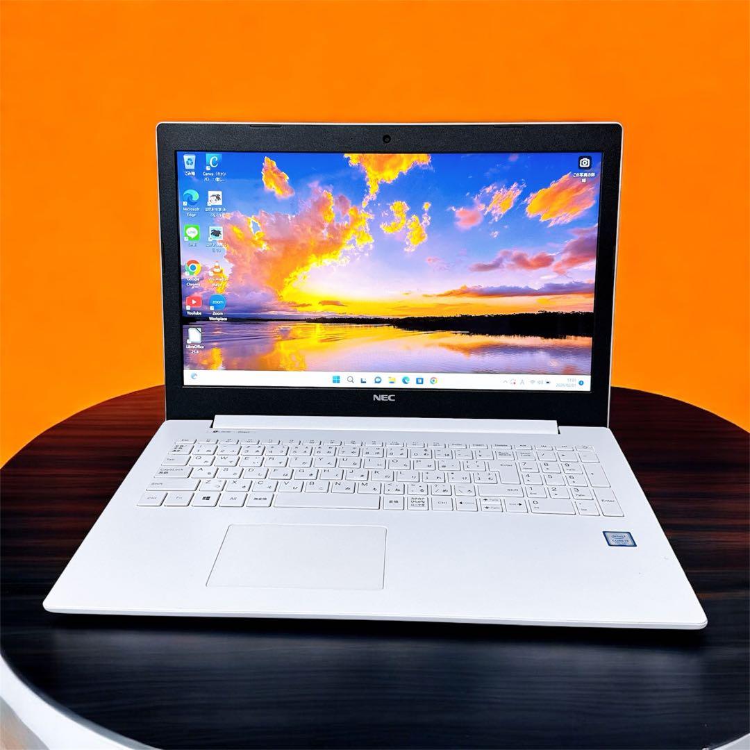 美品✨すぐ使えるパソコン 高性能i3 メモリ8GB 超大容量1TB✨カメラ