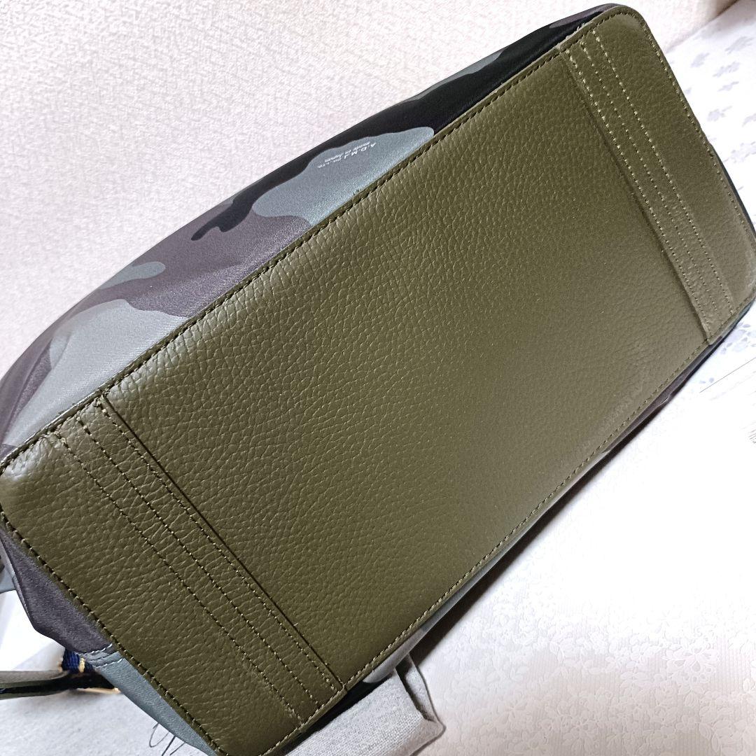 美品ADMJ★ デイビス イタリアンナイロン クロスボディバッグ