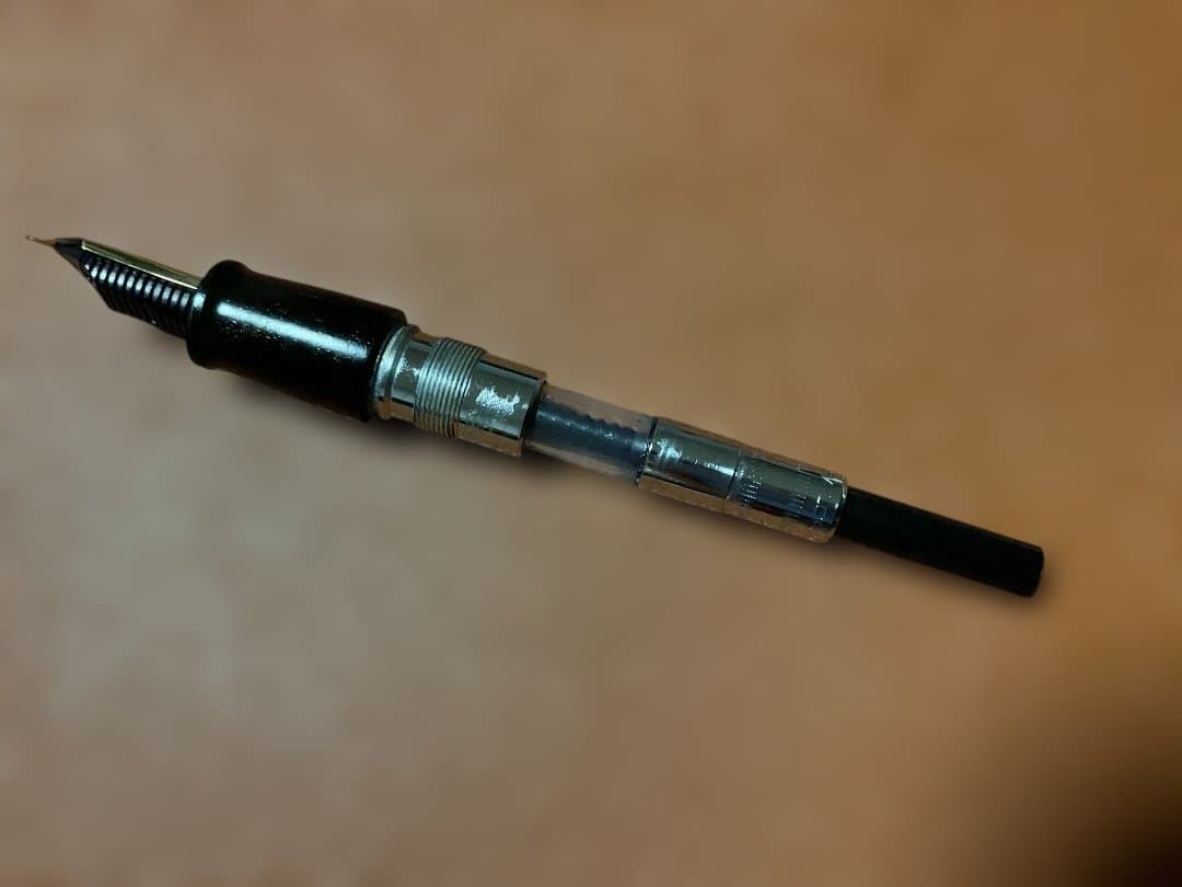 大橋堂 万年筆 エボナイト ペン先21K ケースつき