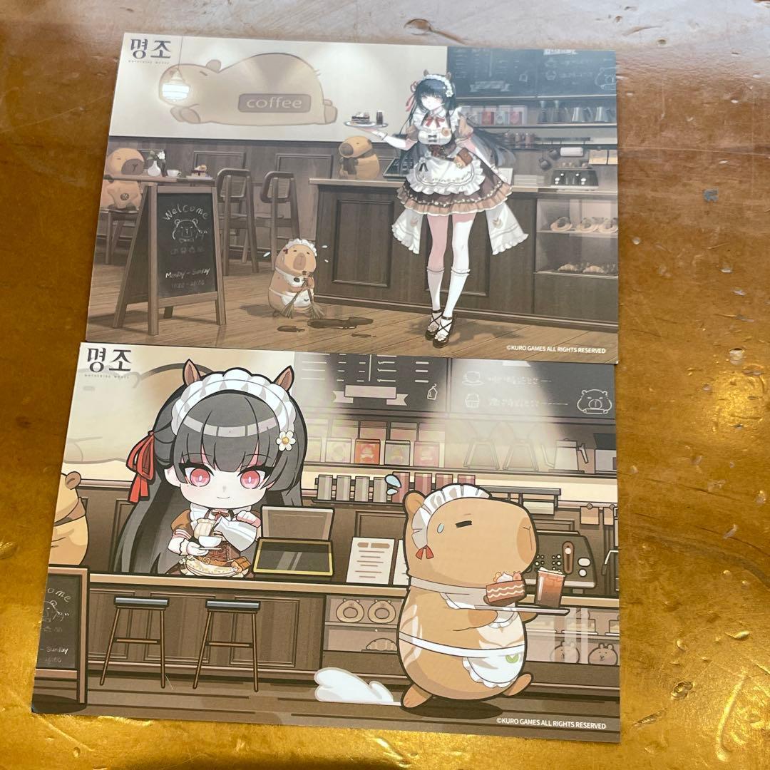 韓国限定】鳴潮 コラボカフェ 千咲 入場特典セット トレカ ポスト