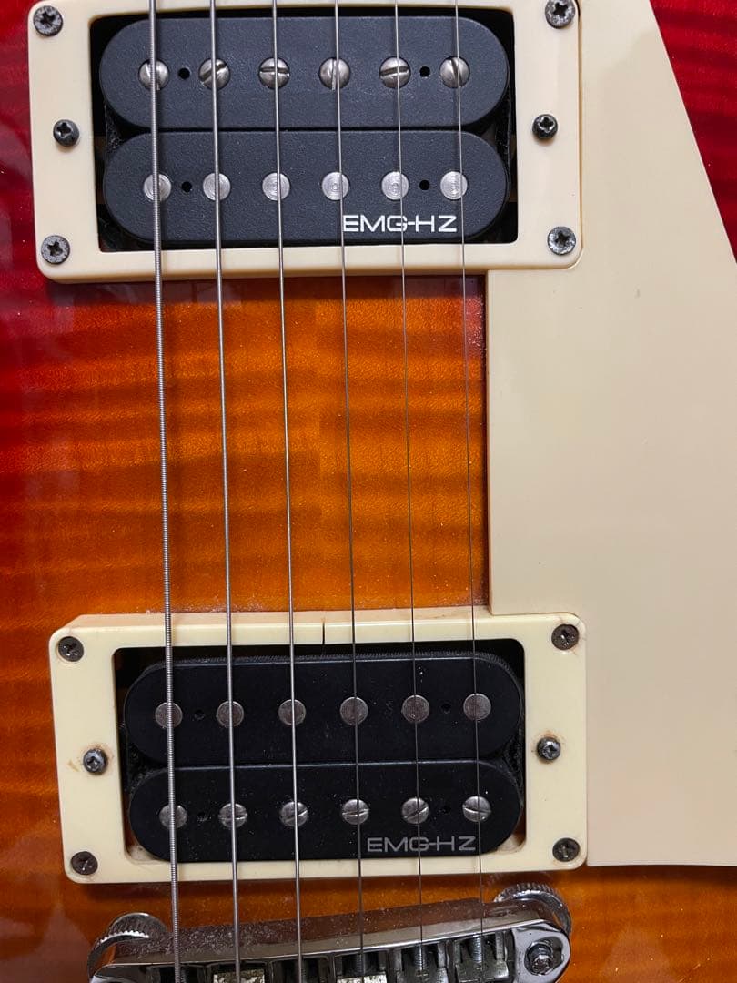 再再値下げバッカス レスポールタイプ EMG-HZ トレモロユニット搭載