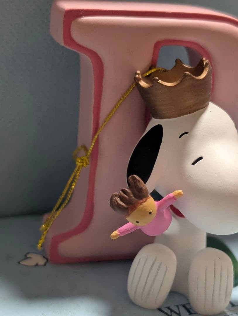 激レア！SNOOPY　アルファベットフィギュア（P）タグ付き未使用　レトロ