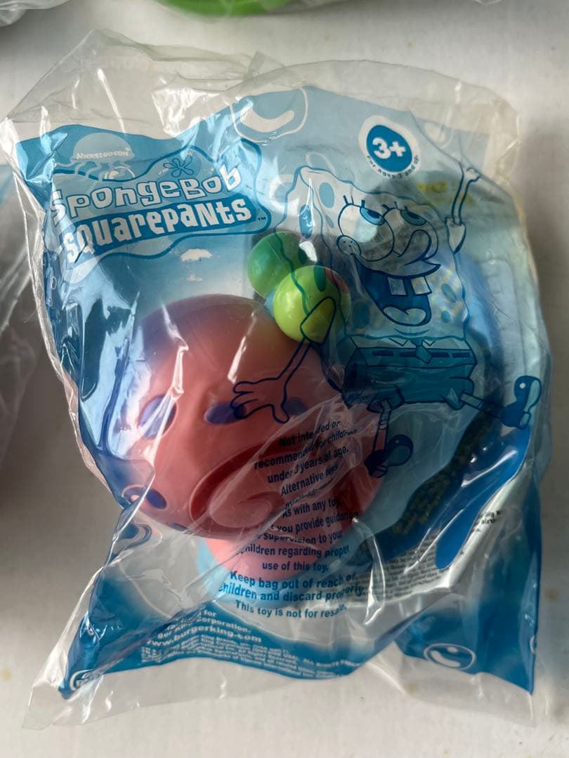 バーガーキング 米国 ミールトイ2002年 スポンジ・ボブ 全8個セット