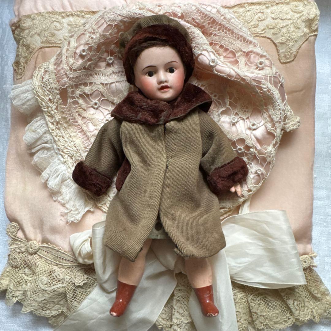 フランスアンティーク フレンチミニョネット ビスクドール ヘッド