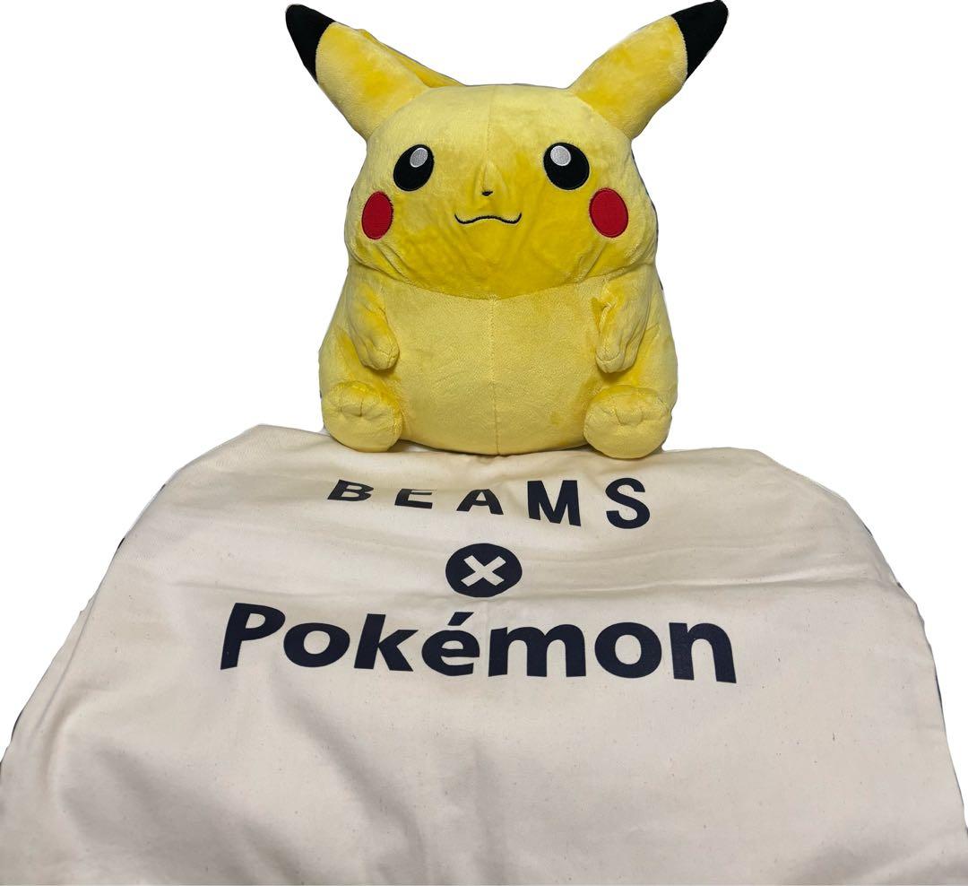 ポケモン ピカチュウ 等身大 ぬいぐるみ BEAMS コラボ ポケモン×BEAMS】ピカチュウの等身大ぬいぐるみが入荷しました