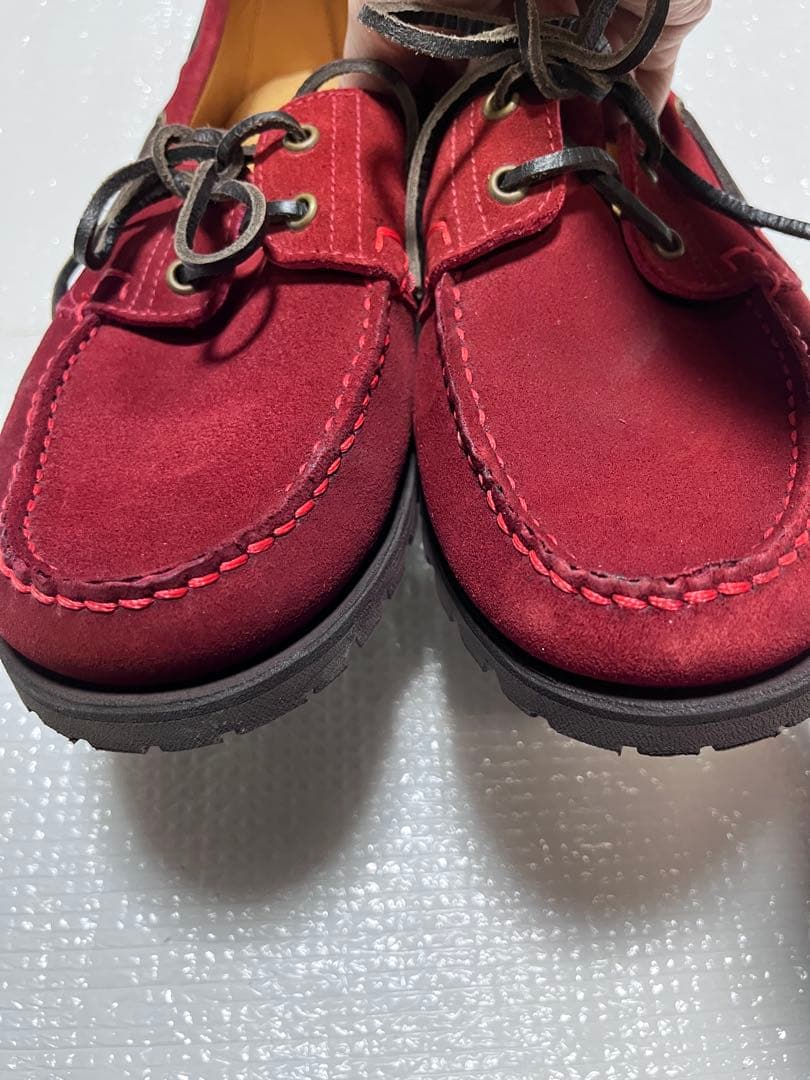 【美品】パラブーツ BEAMS MALO マロ デッキシューズ モカシン