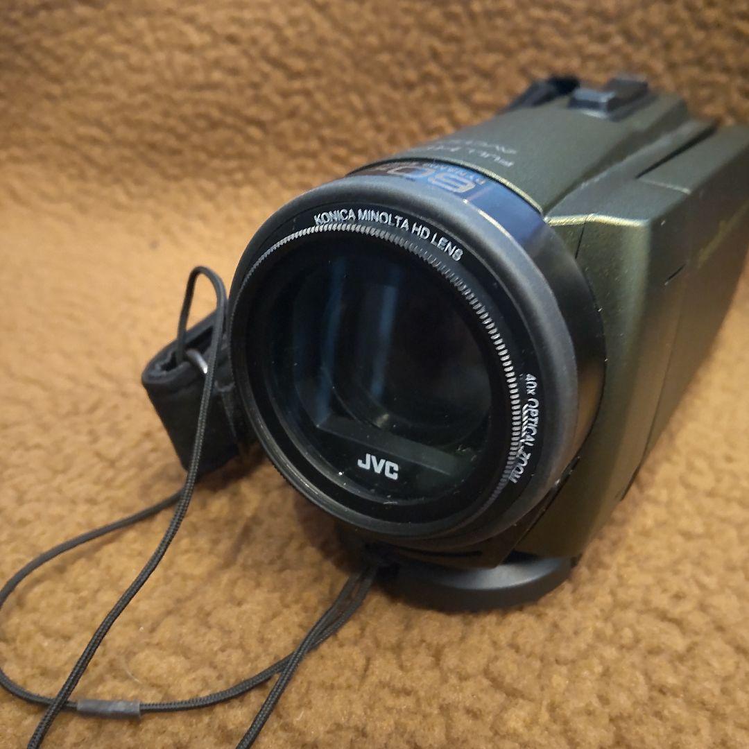 美品訳アリ　JVC GZ-R470-G ビデオカメラ ケンウッド EverioR