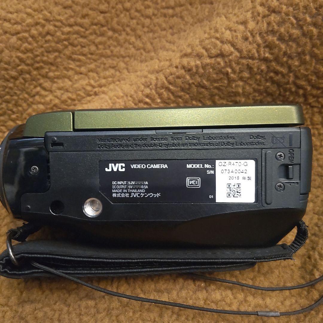美品訳アリ　JVC GZ-R470-G ビデオカメラ ケンウッド EverioR