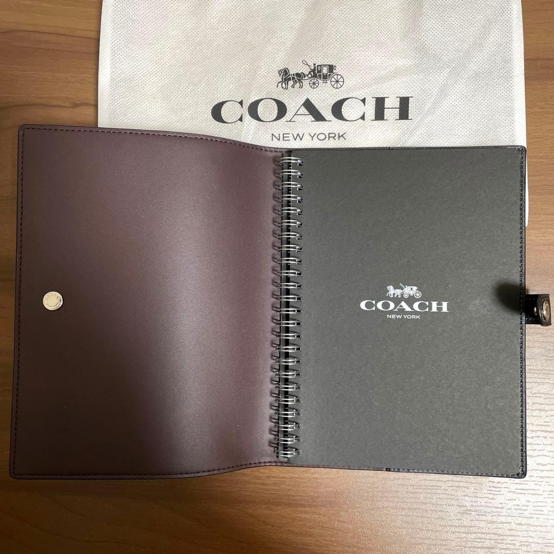 新品】コーチ☆ノートブック☆ブックカバー☆バタフライ蝶☆2025新作完売品