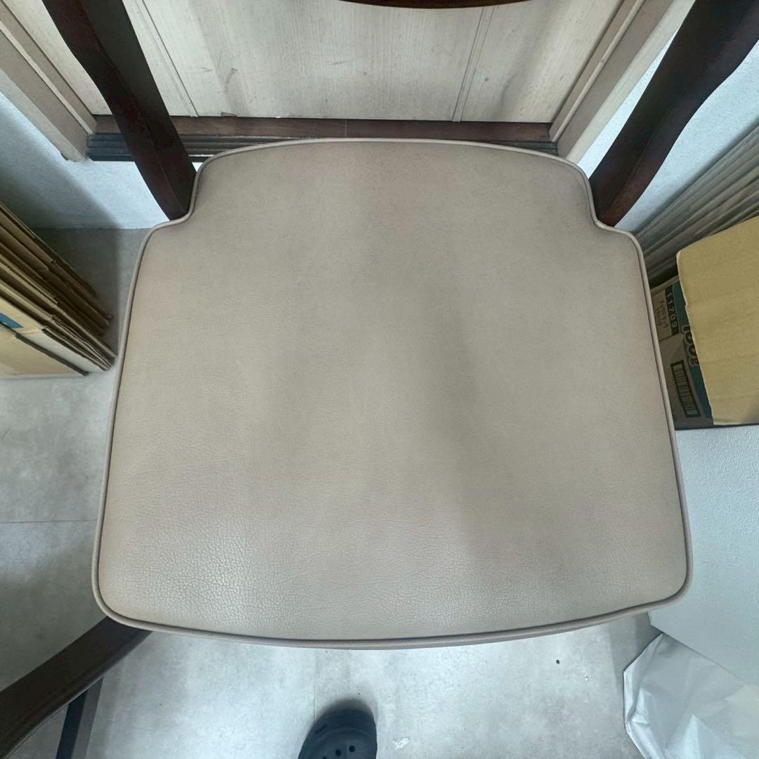 カリモク　ダイニングテーブル 回転チェア　4脚　ルスティック