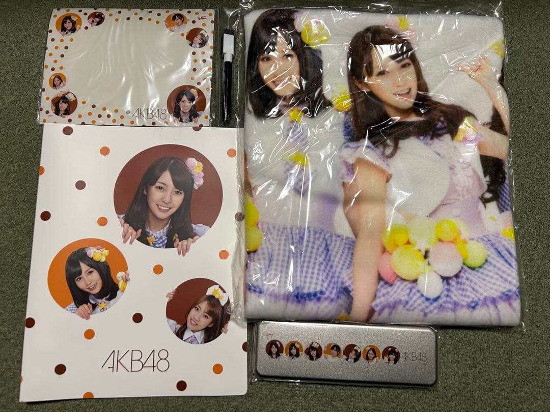 AKB48 グリコのアイスで愛実キャンペーン3セットまとめ　タオル　バスタオル等