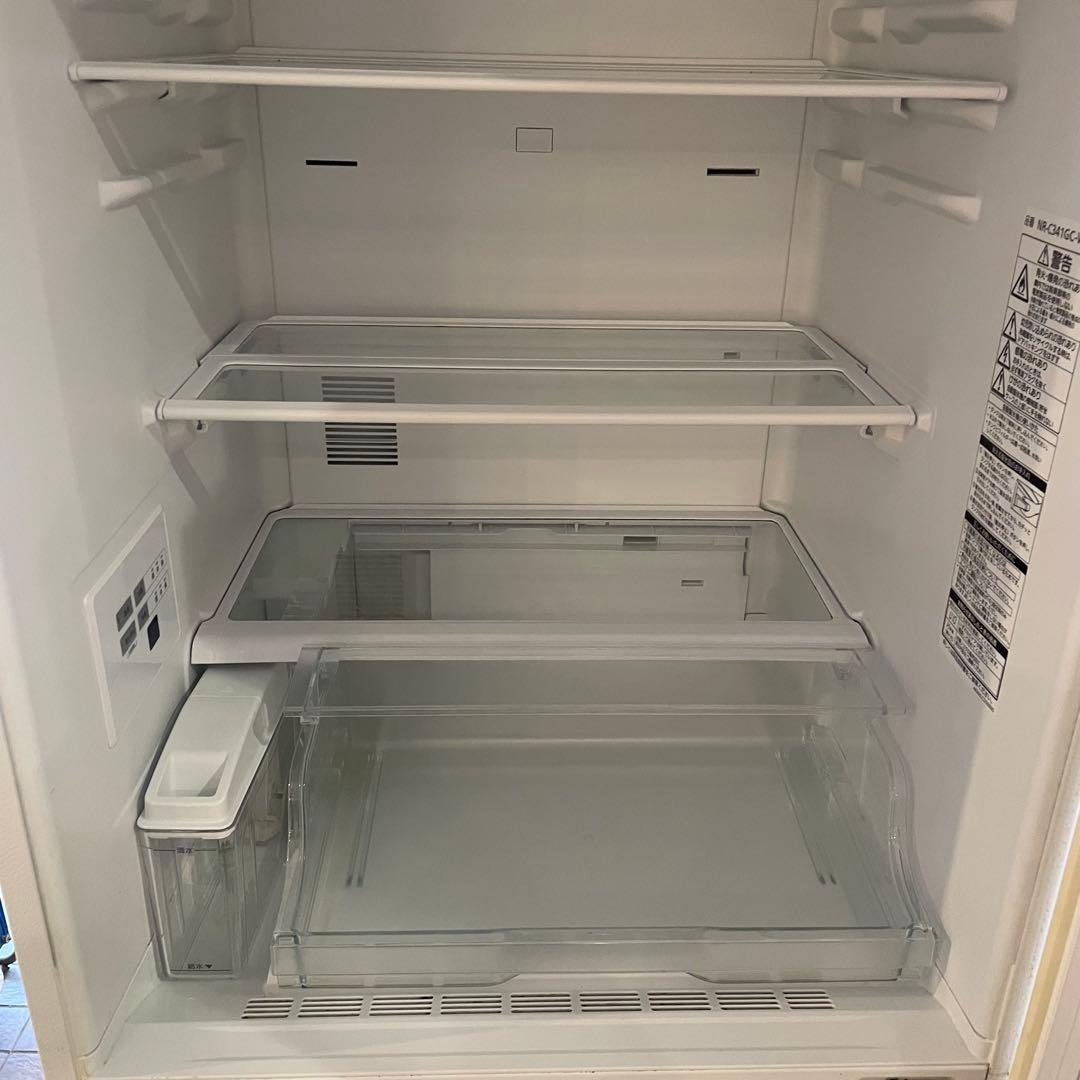 雪*8様 【2020年製】Panasonic 冷蔵庫 335L ガラスドア スリ