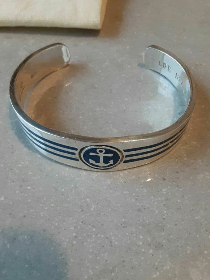 BLUE BLUE シルバー925バングル　ブレスレット