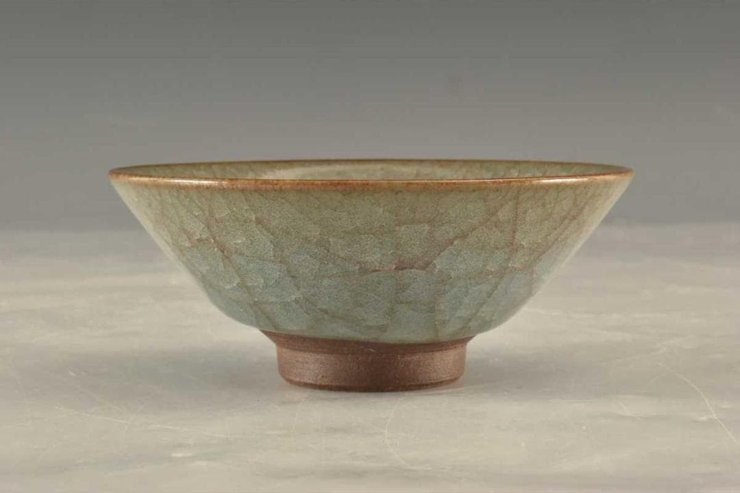 B14520 古川利男 青瓷ぐい呑：真作