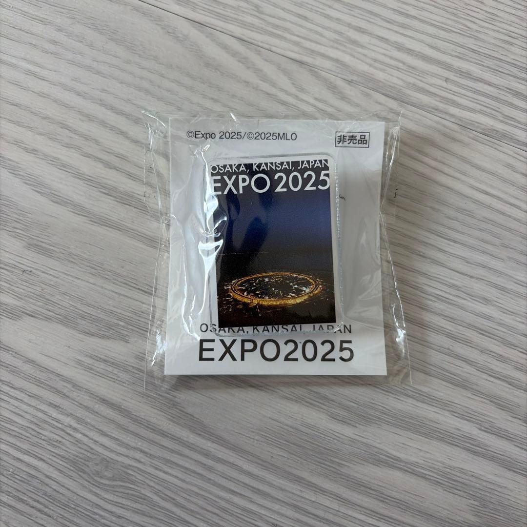 EXPO2025 大屋根リングピンバッチ - メルカリ