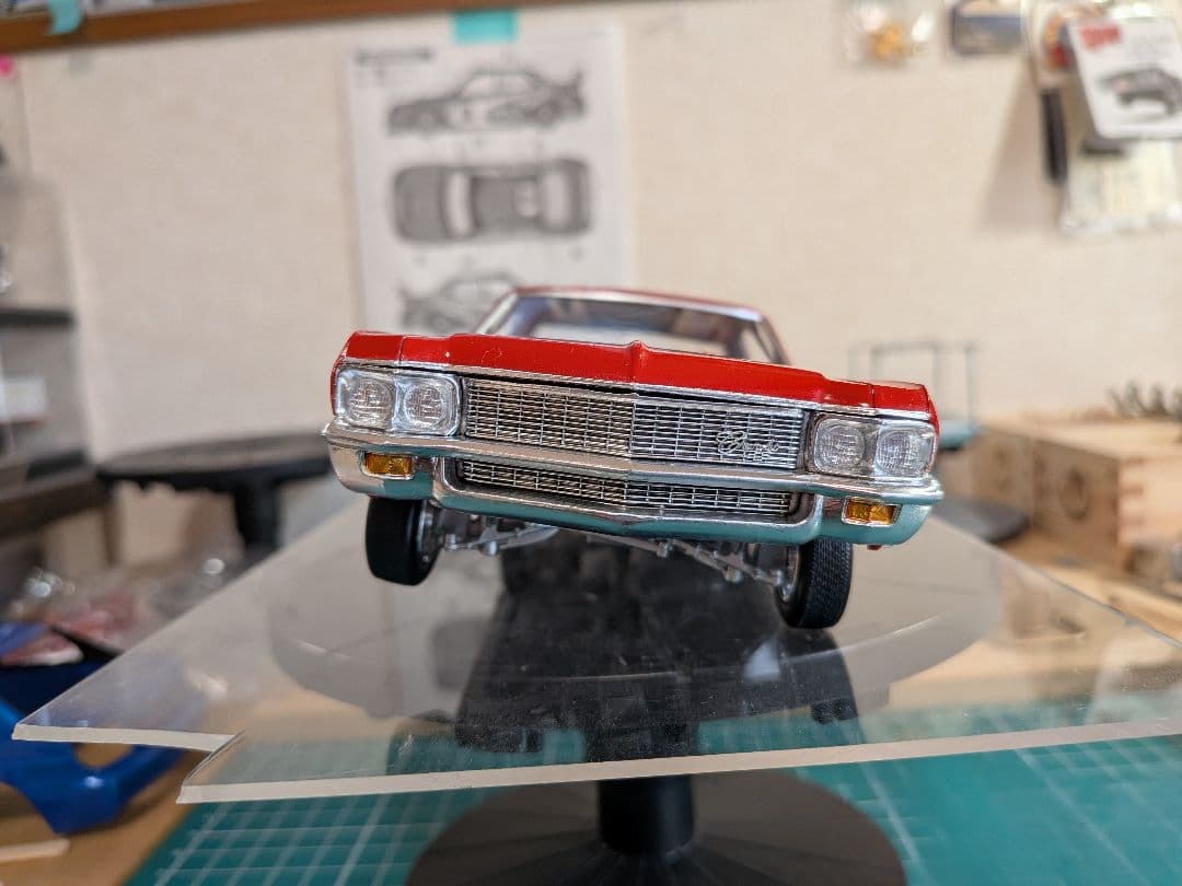 自動車 amt 1/25 1970 impala lowrider