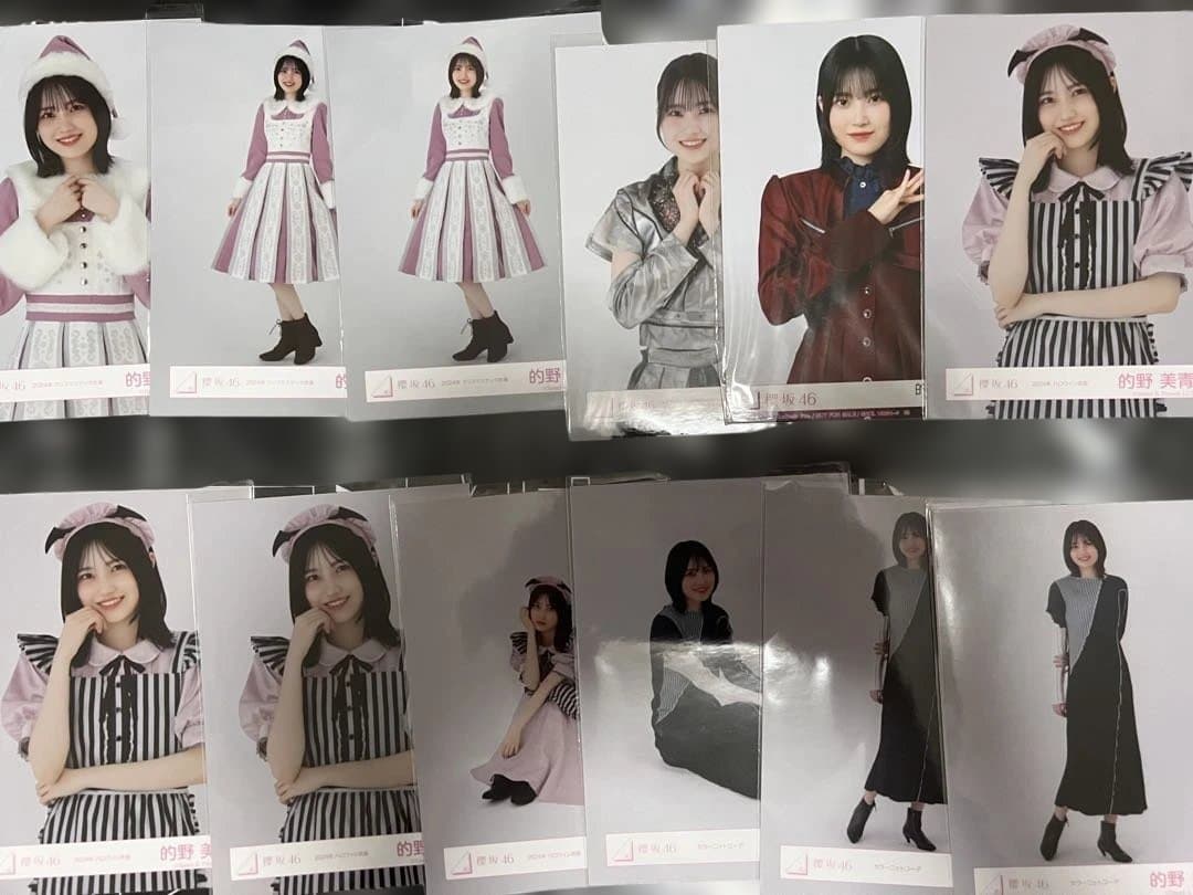 ◎櫻坂46 的野美青　生写真　185枚　コンプ7種　お値下げ