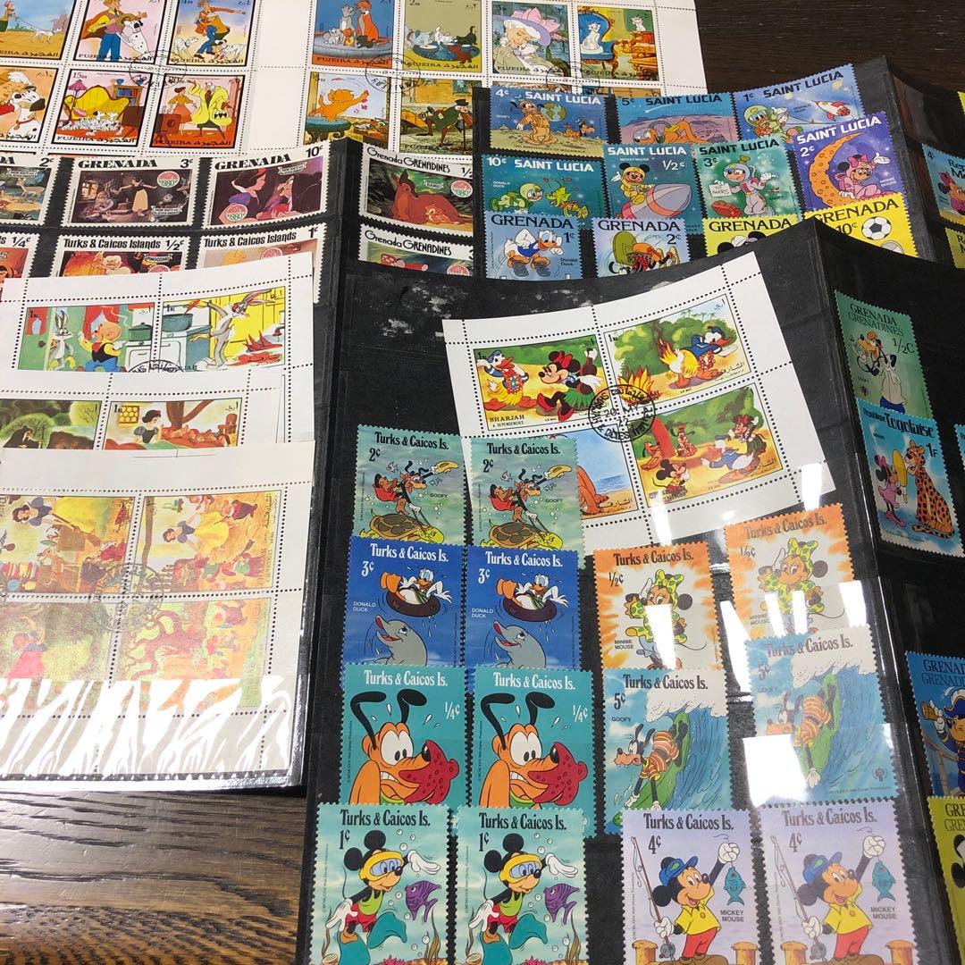 ディズニー　他　外国切手　157枚 ディズニー 他 外国切手 157枚 ディズニー 他 外国切手 157枚