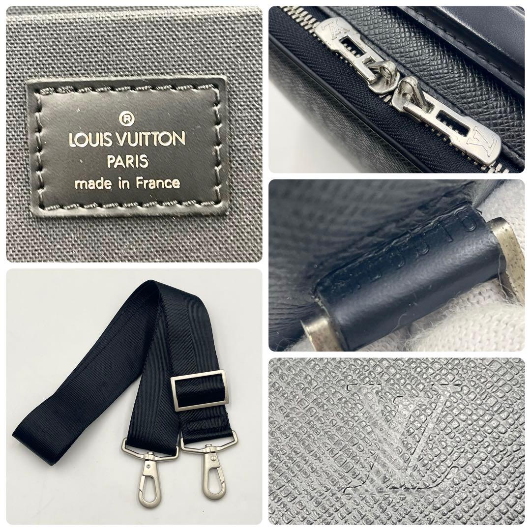 【極美品】ルイヴィトン タイガ ポルト オルディナトゥール オデッサ ブラック