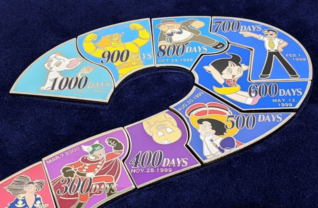 手塚治虫 21世紀カウントダウン ピンバッジコレクション 銅製 グッズ