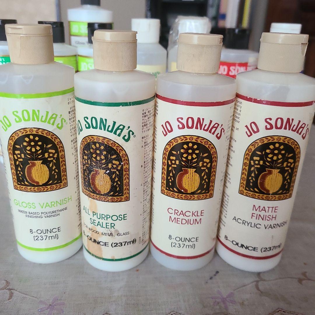 Jo Sonja's トールペイント　アクリルメディウム他28本セット+おまけ