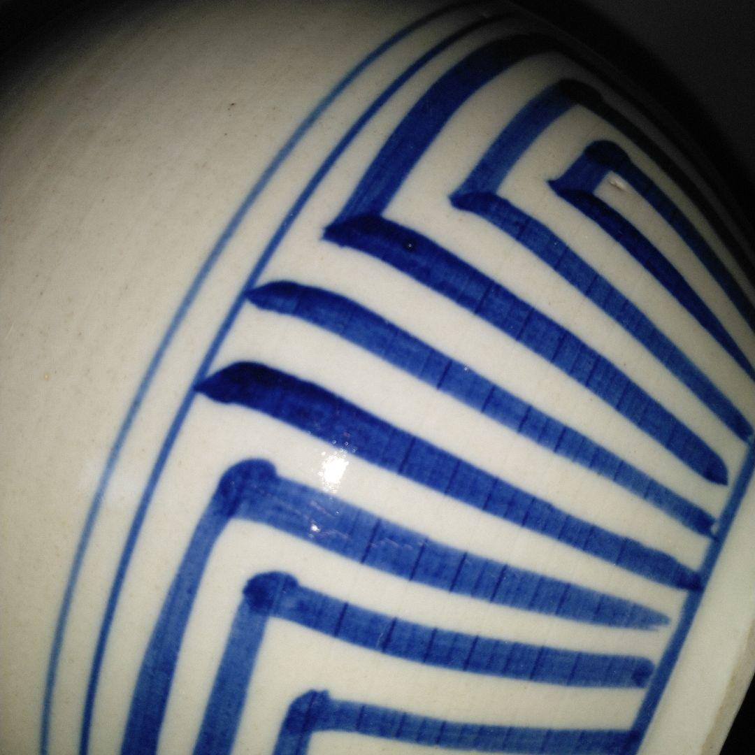 NO640 会津本郷焼 染付け徳利 笹竹文 - メルカリ