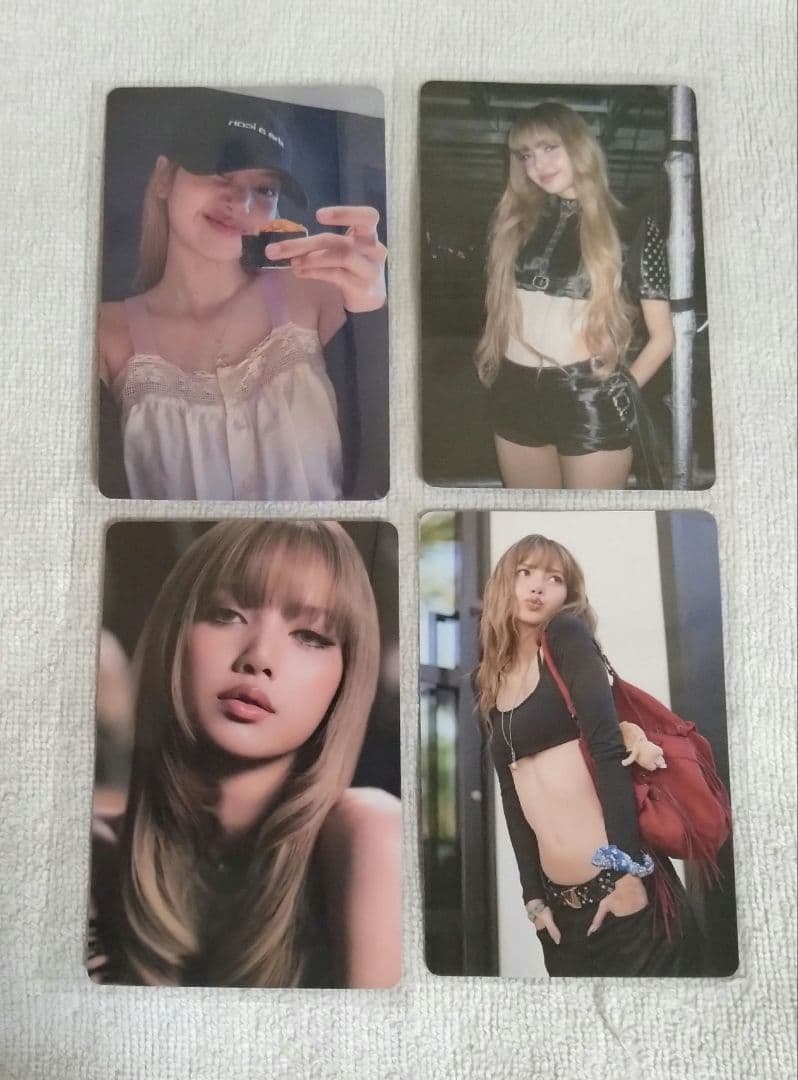LISA リサ BLACKPINK レーザートレカ 韓国限定 4枚 No.397 - メルカリ