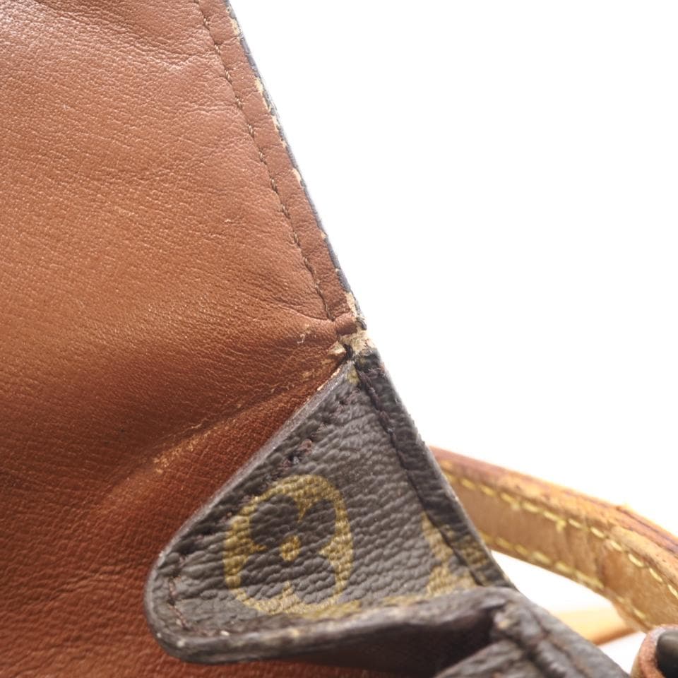 LOUIS VUITTON ショルダーバッグ サンクルーMM ブラウン ベージュ