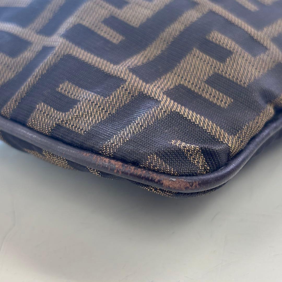 フェンディ　ズッカ柄　ミニ　ショルダーバッグ