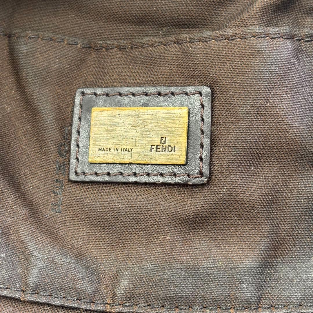 フェンディ　ズッカ柄　ミニ　ショルダーバッグ