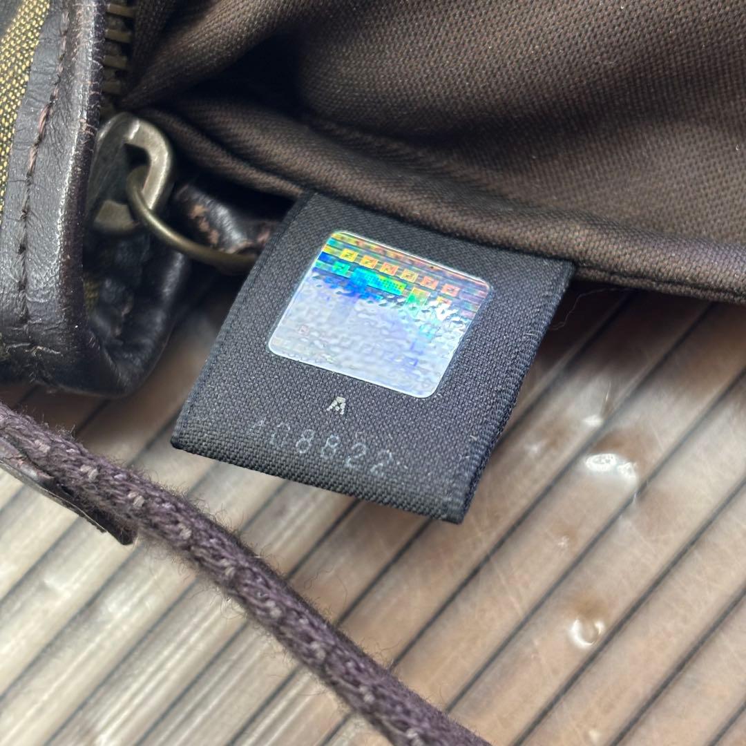 フェンディ　ズッカ柄　ミニ　ショルダーバッグ