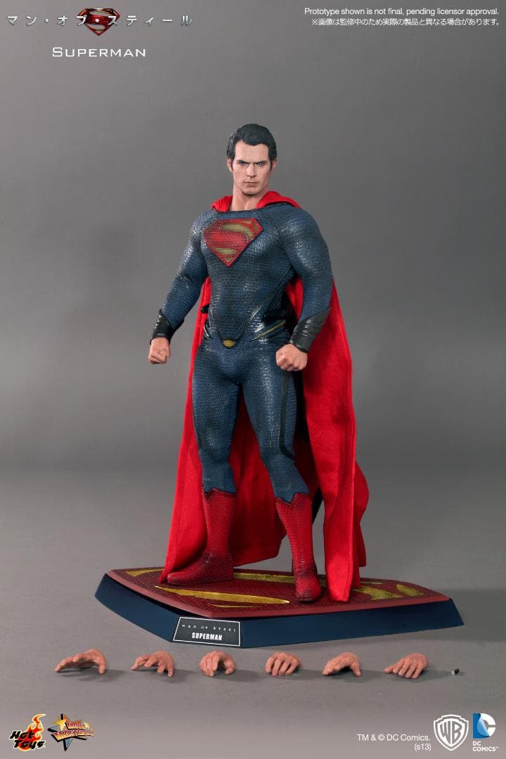 ホットトイズ　HOTTOYS マン・オブ・スティール スーパーマン