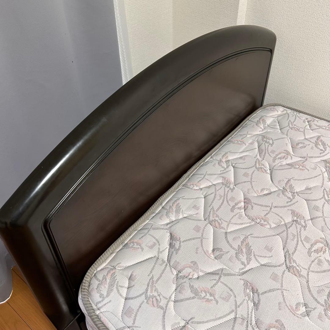 【美品✨】フランスベッド　シングル　マットレス　ベッドフレーム付き